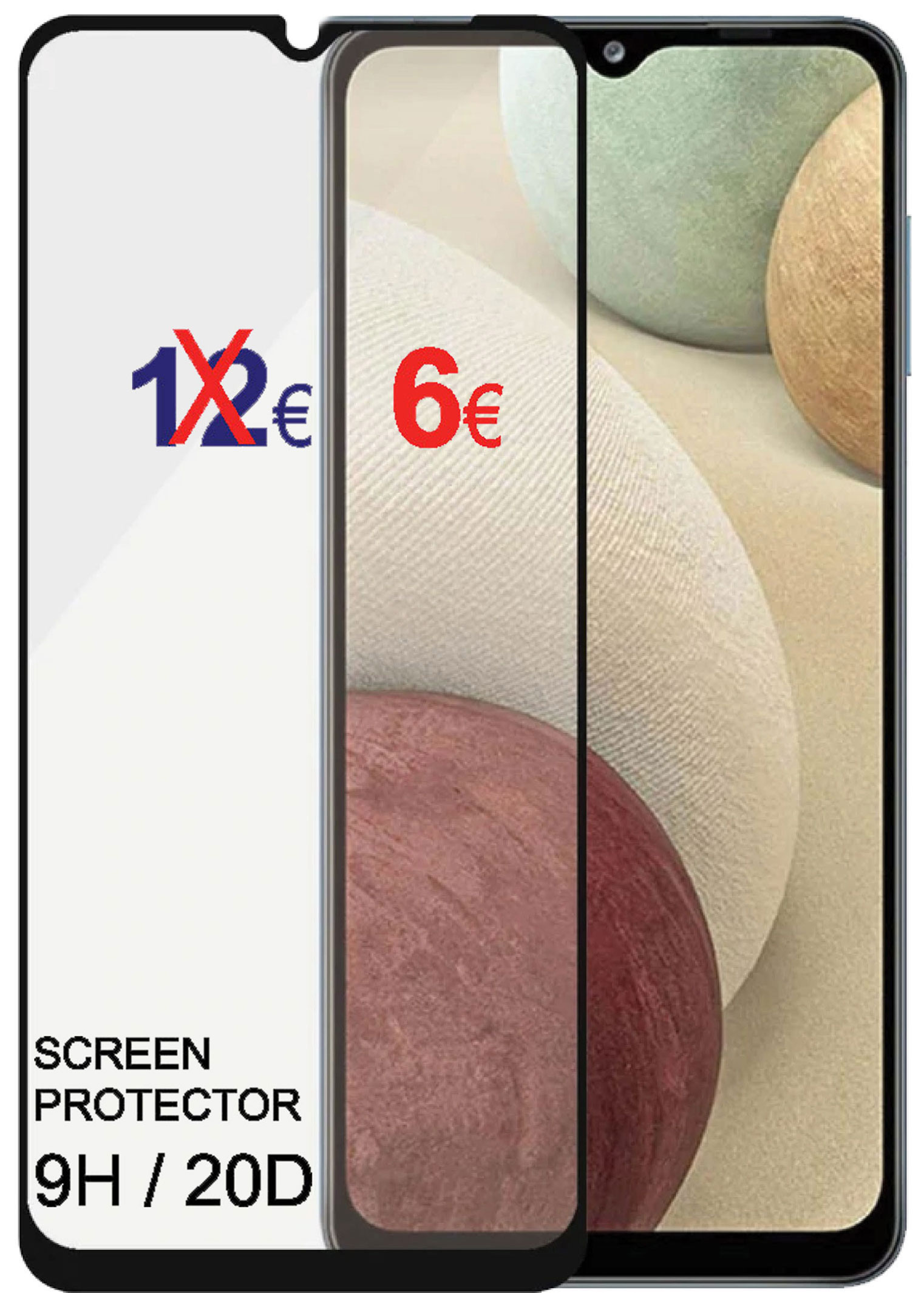 Προστασία οθόνης full cover για samsung galaxy a12
