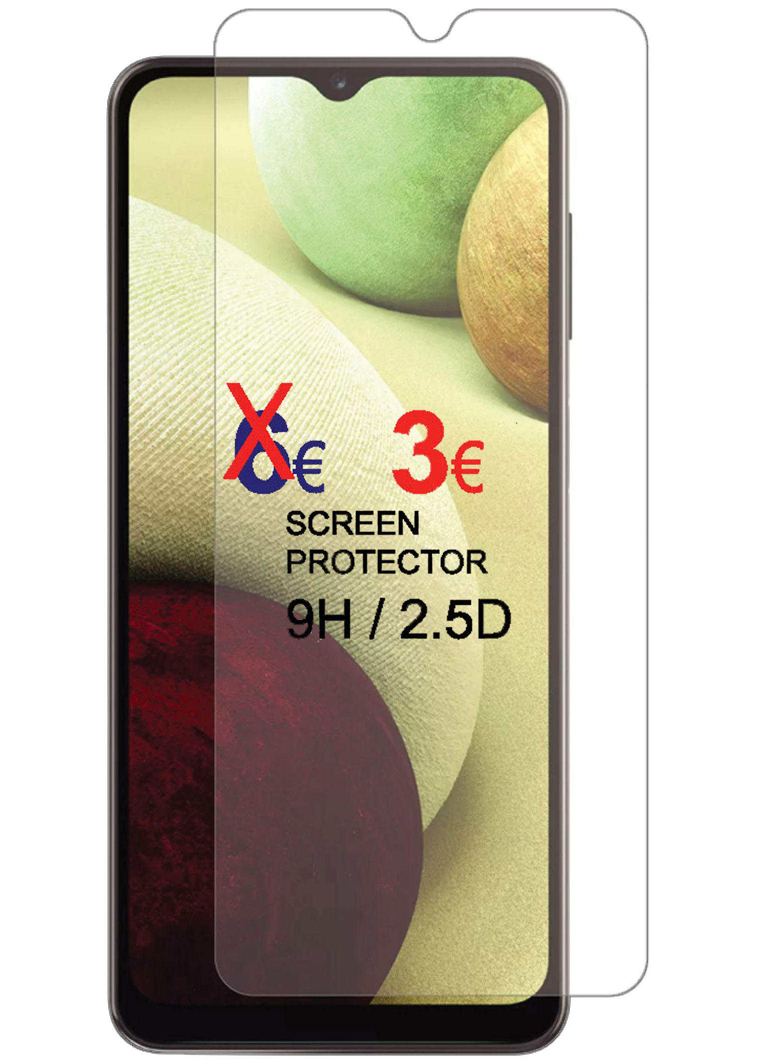 Προστασία οθόνης για samsung galaxy a12