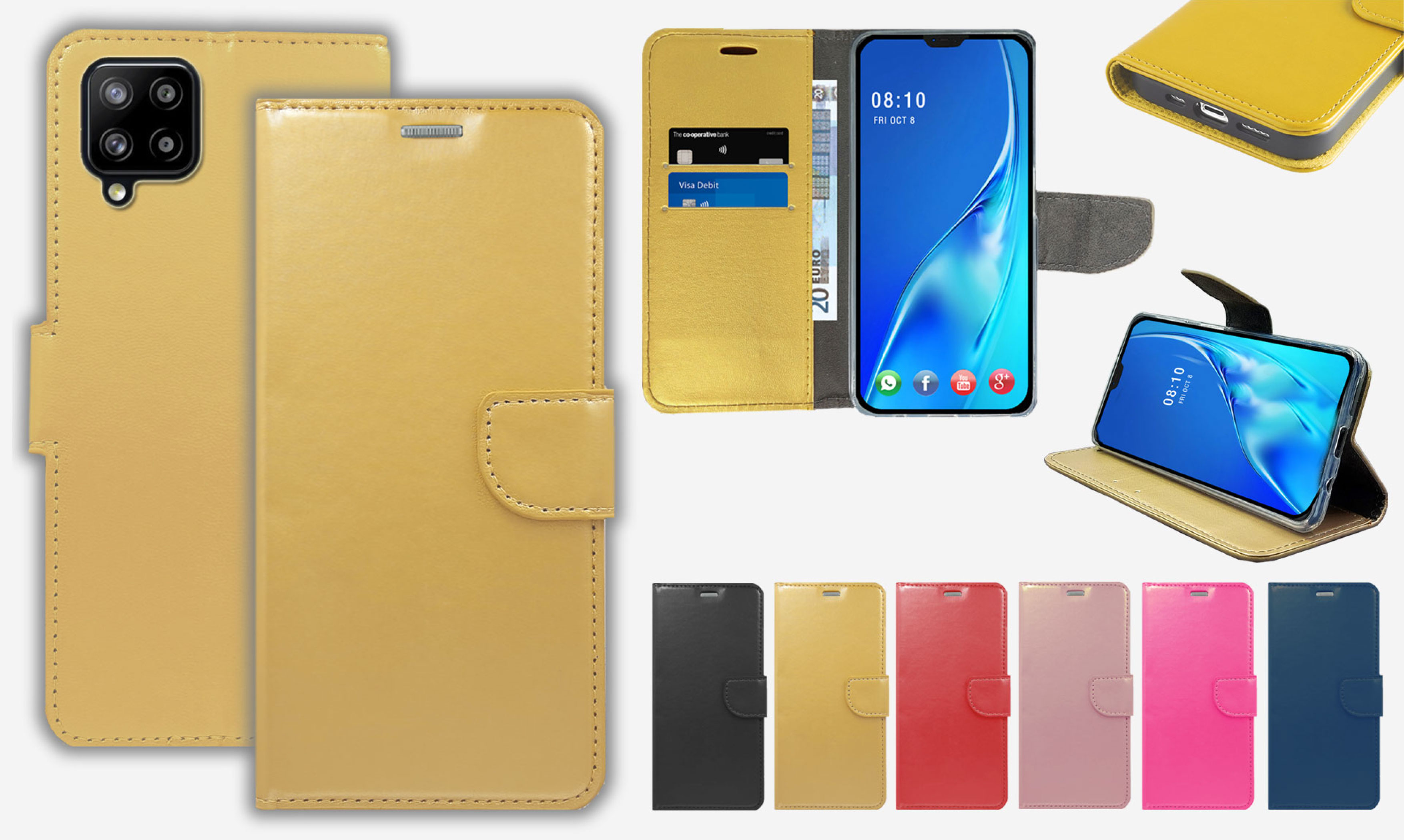 Θήκη κινητού τύπου Book για Samsung Galaxy A12